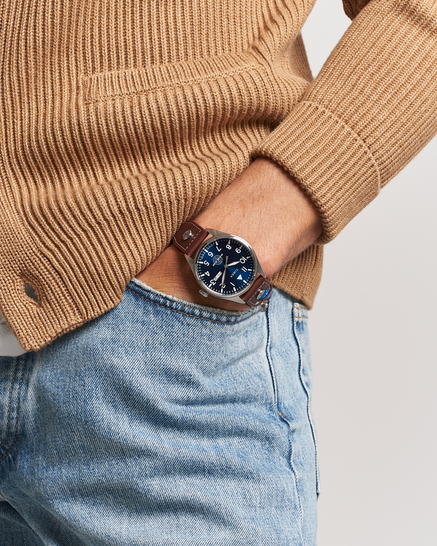 Herren | Timex Pan Am Waterbury Chronograph 42mm Blue Dial | Timex | Pan Am Waterbury Chronograph 42mm Blue Dial