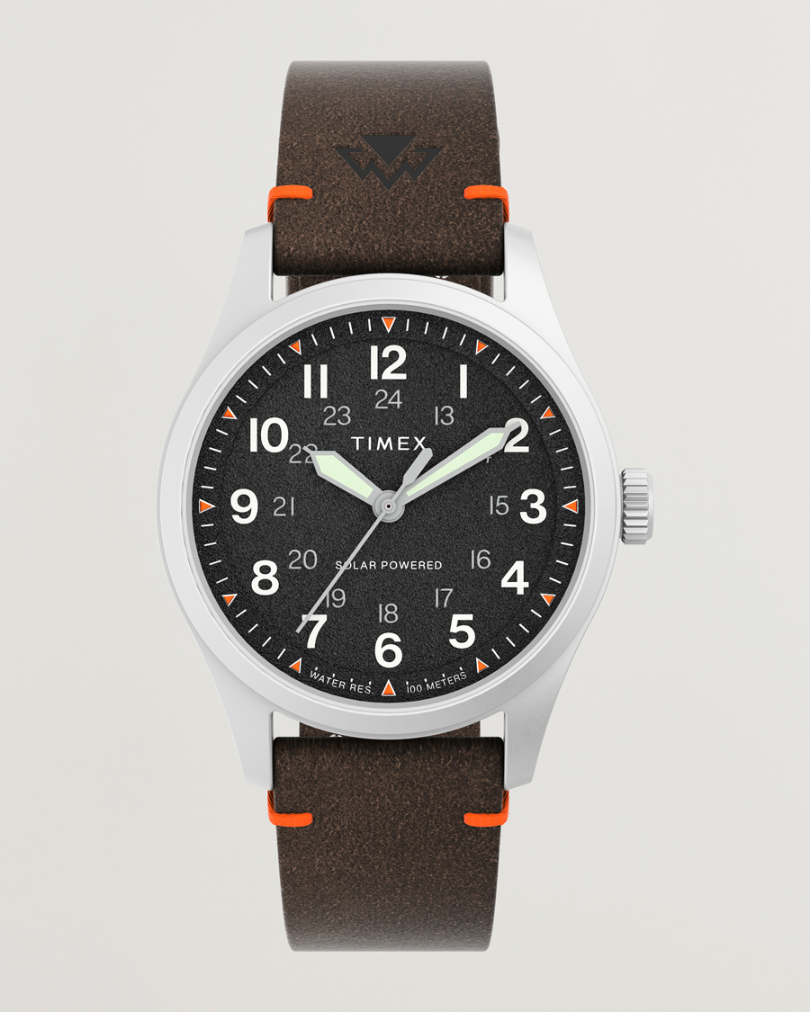 Herren | Timex Field Post Solar Watch 36mm Textured Black Dial | Timex | Field Post Solar Watch 36mm Textured Black Dial