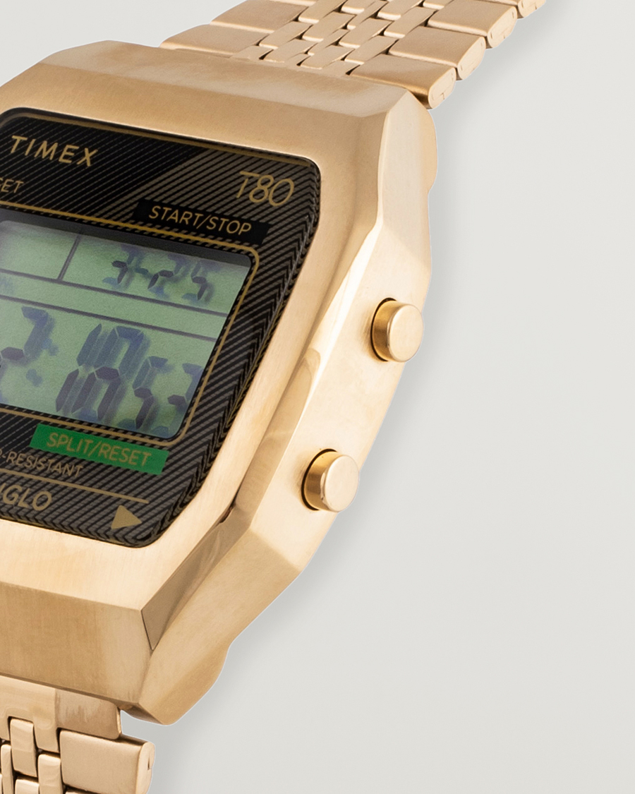 Herren | Timex T80 Stainless Steel 36mm Gold | Timex | T80 Stainless Steel 36mm Gold