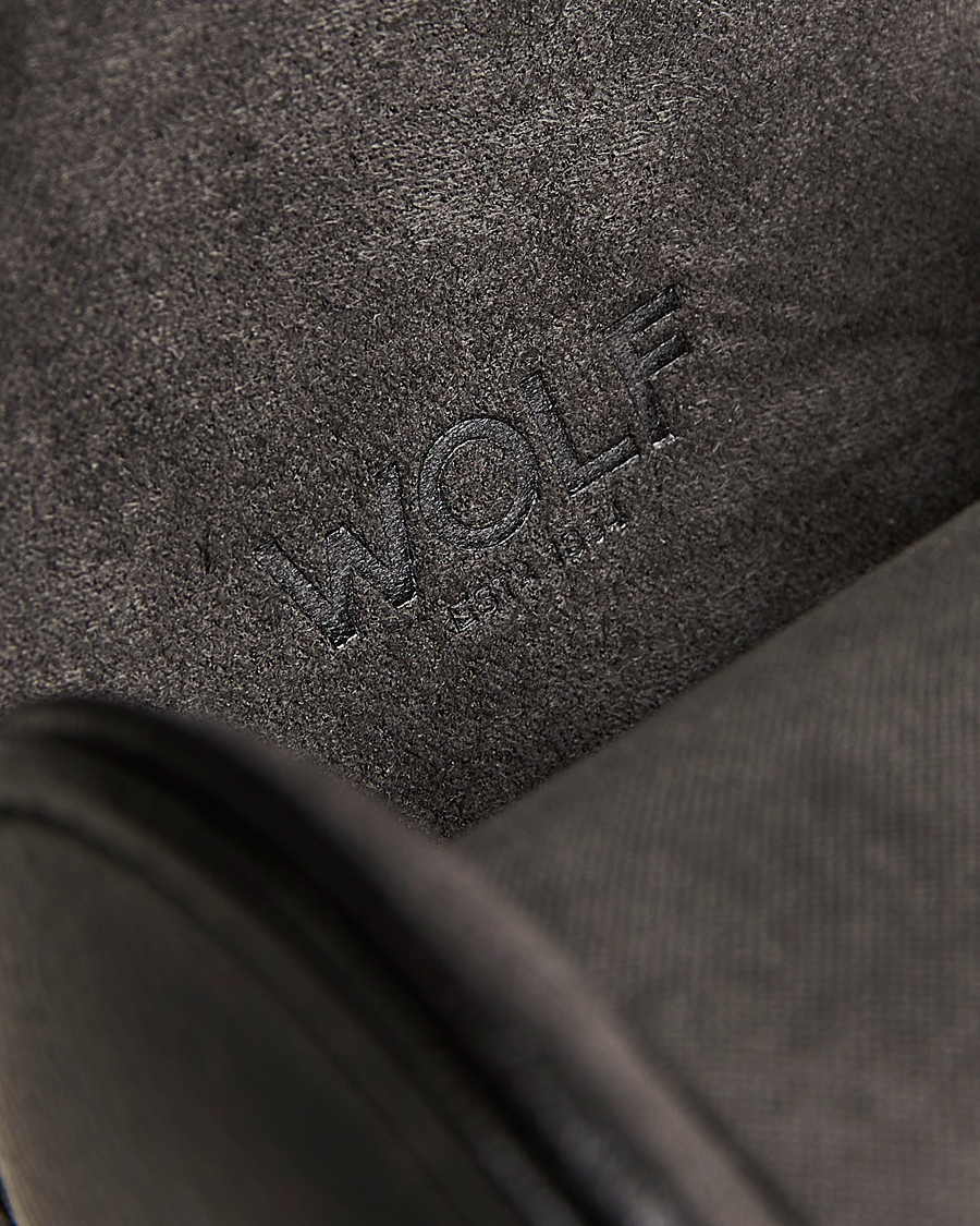 Herren | Uhren- und Schmuckkasten | WOLF | Single Watch Roll Black