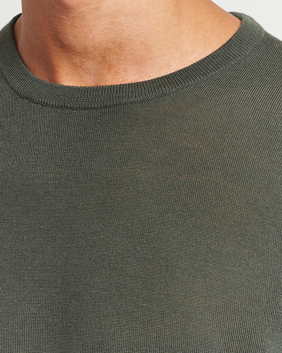 Herren | Pullover | Tiger of Sweden | Nichols Crew Neck Pullover Forest Green