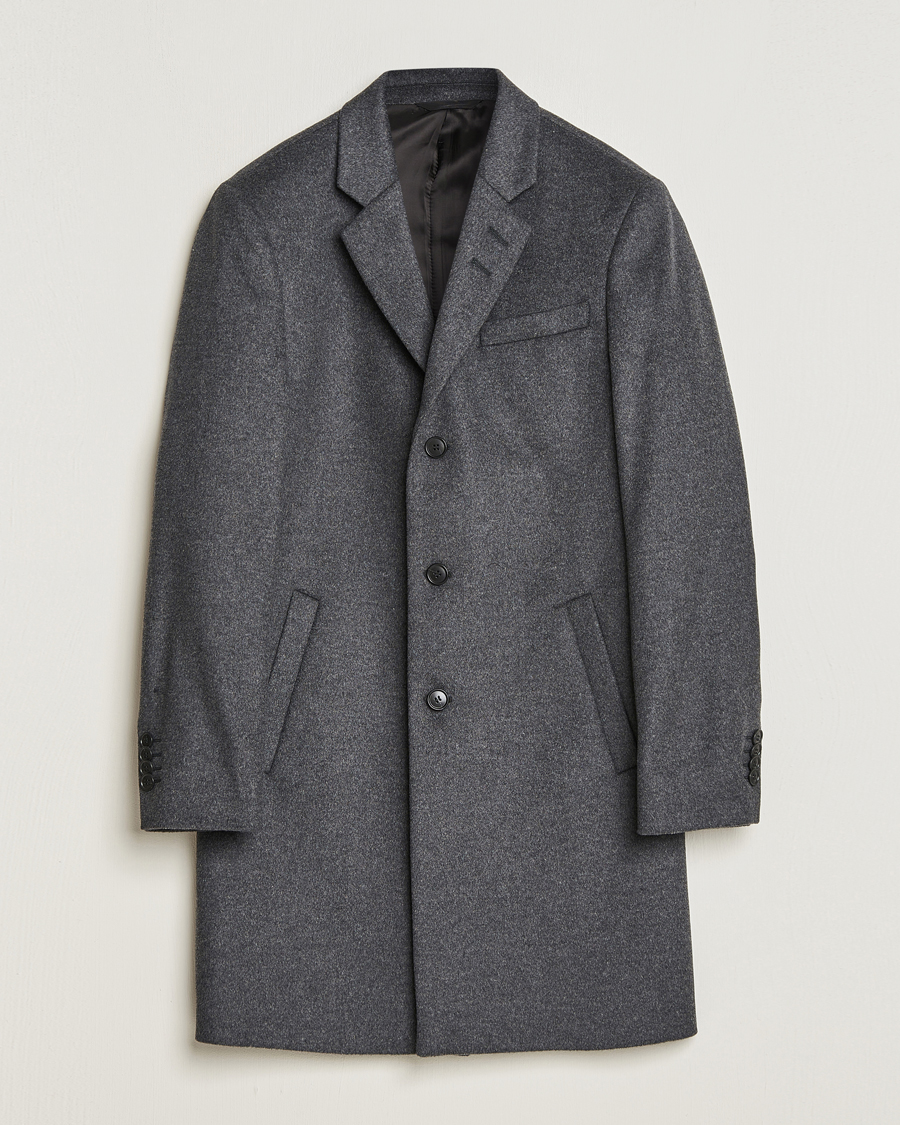 Herren | Jacken | Tiger of Sweden | Cempsey Wool Coat Grey Melange