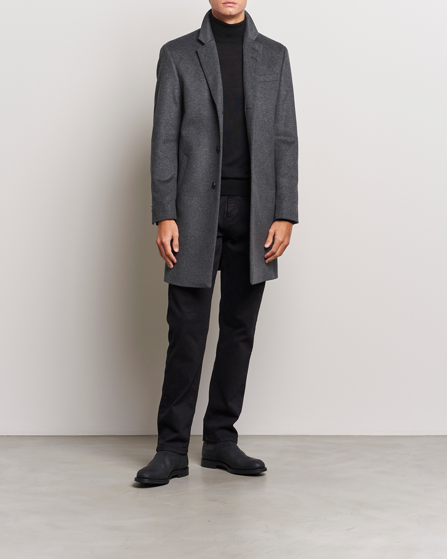 Herren | Jacken | Tiger of Sweden | Cempsey Wool Coat Grey Melange