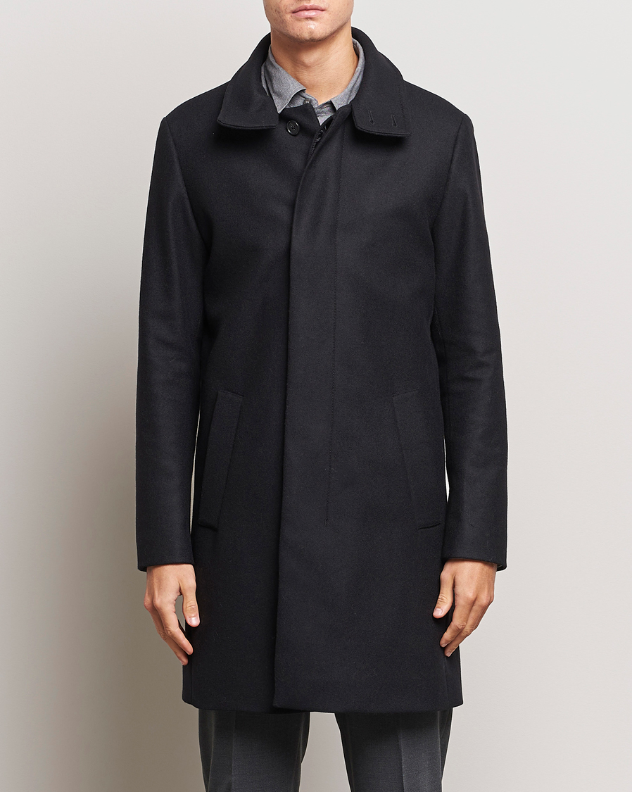 Herren | Jacken | Tiger of Sweden | Aleric Wool Coat Black