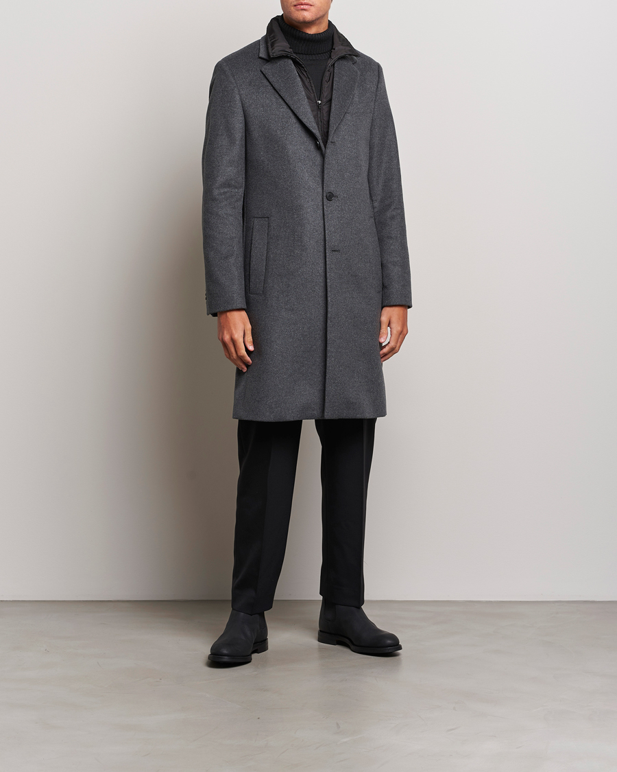 Herren | Jacken | Tiger of Sweden | Oowen Wool Coat Grey Melange