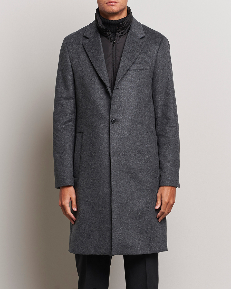 Herren | Jacken | Tiger of Sweden | Oowen Wool Coat Grey Melange