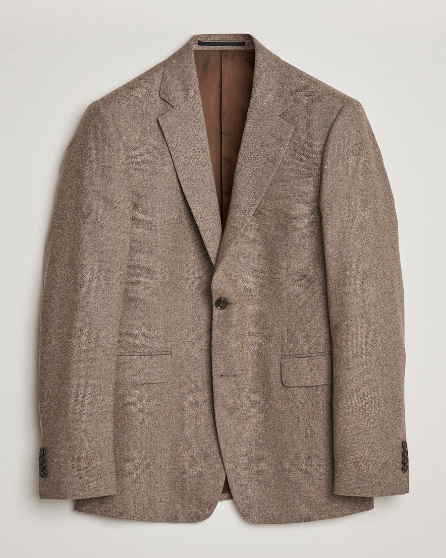 Herren | Sakkos | Tiger of Sweden | Justin Brushed Wool Blazer Burlywood