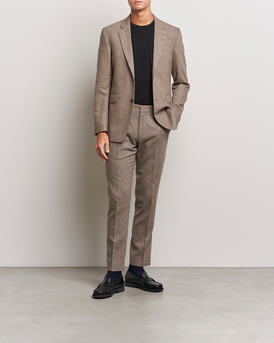 Herren | Sakkos | Tiger of Sweden | Justin Brushed Wool Blazer Burlywood
