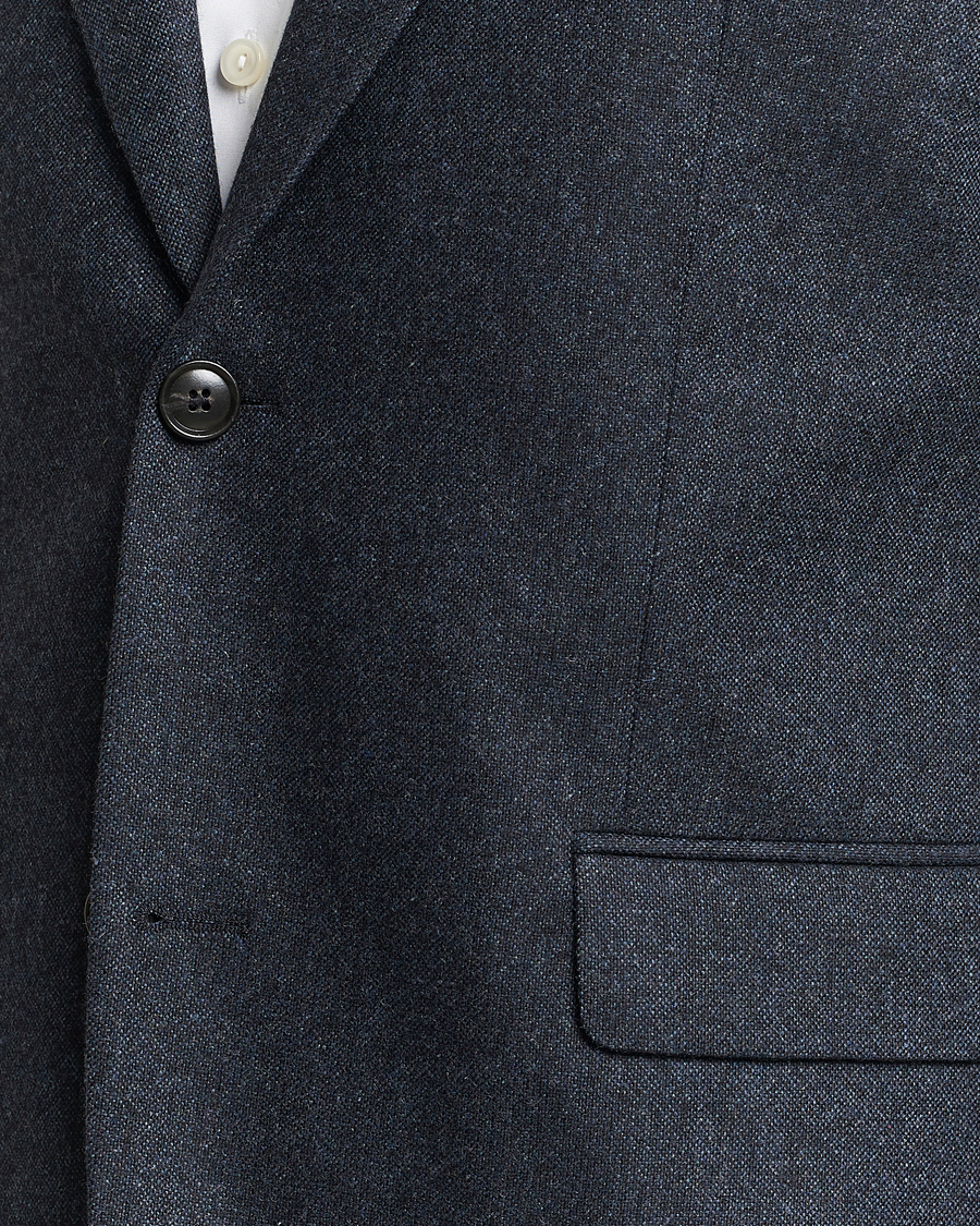 Herren | Sakkos | Tiger of Sweden | Justin Brushed Wool Blazer Midnight Blue