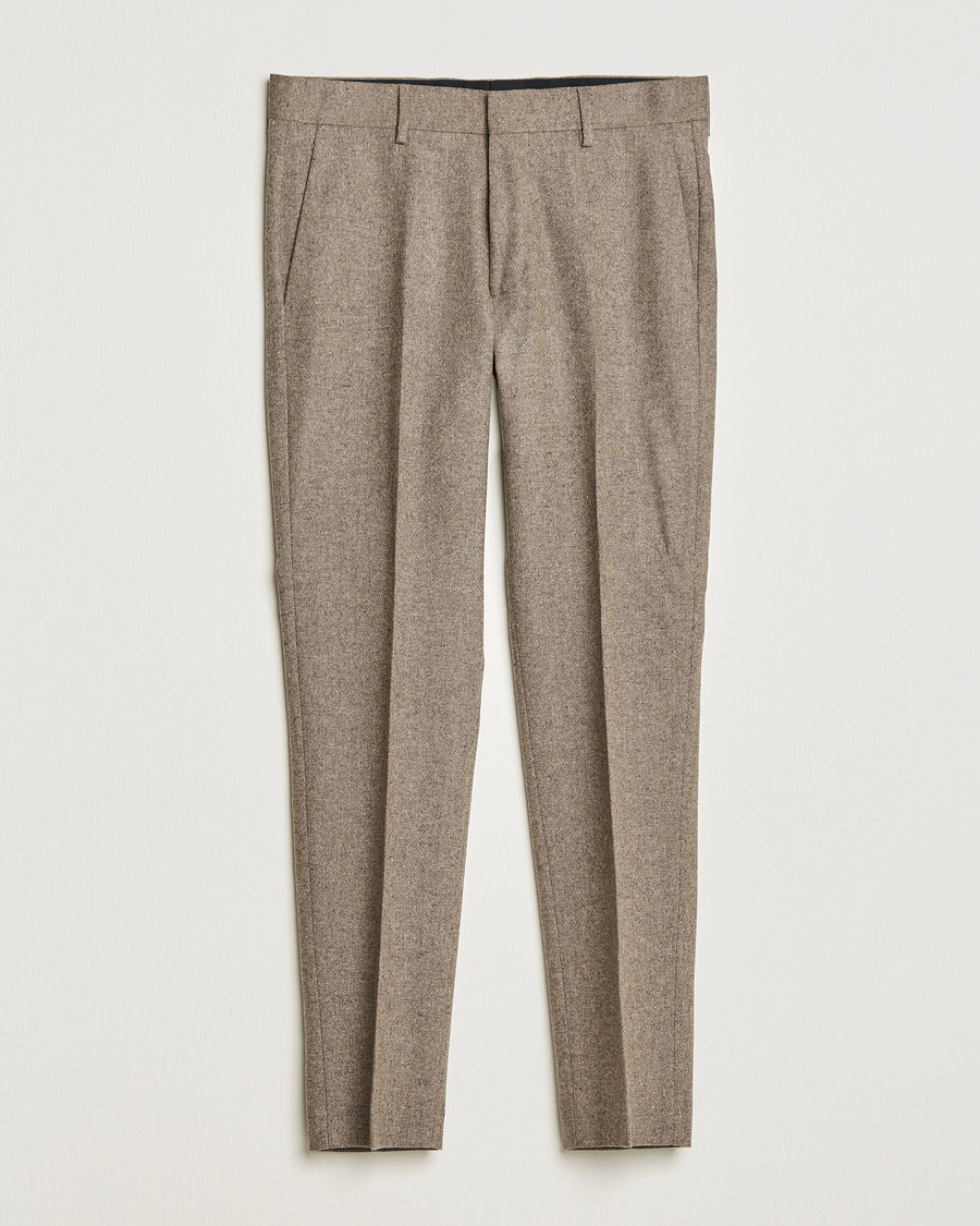 Herren | Hosen | Tiger of Sweden | Tenutas Brushed Wool Trousers Burlywood