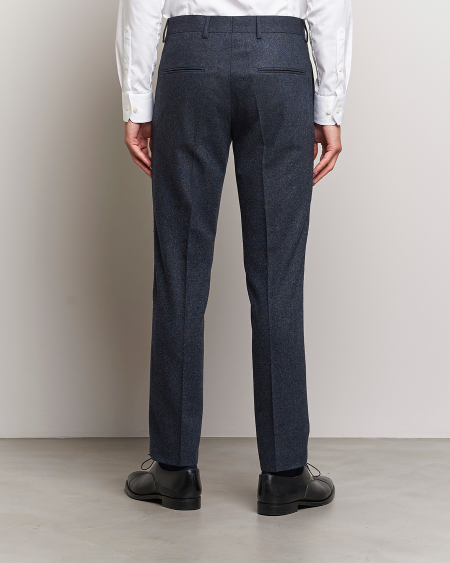 Herren | Hosen | Tiger of Sweden | Tenutas Brushed Wool Trousers Midnight Blue