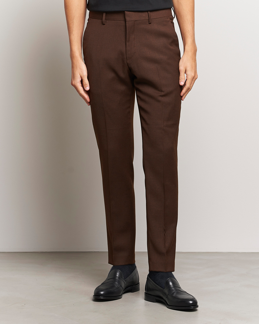 Herren | Hosen | Tiger of Sweden | Tenutas Travel Structure Trousers Golden Brown