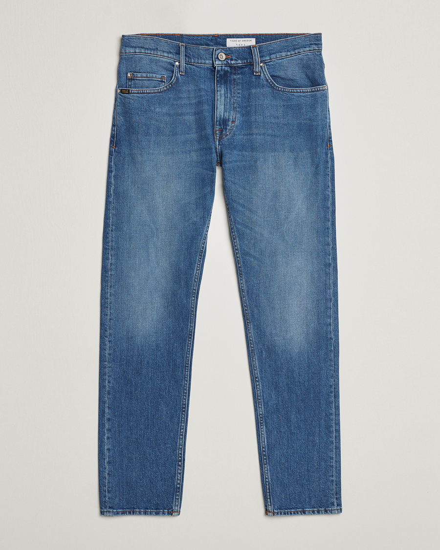 Herren | Jeans | Tiger of Sweden | Pistolero Stretch Cotton Jeans Light Blue
