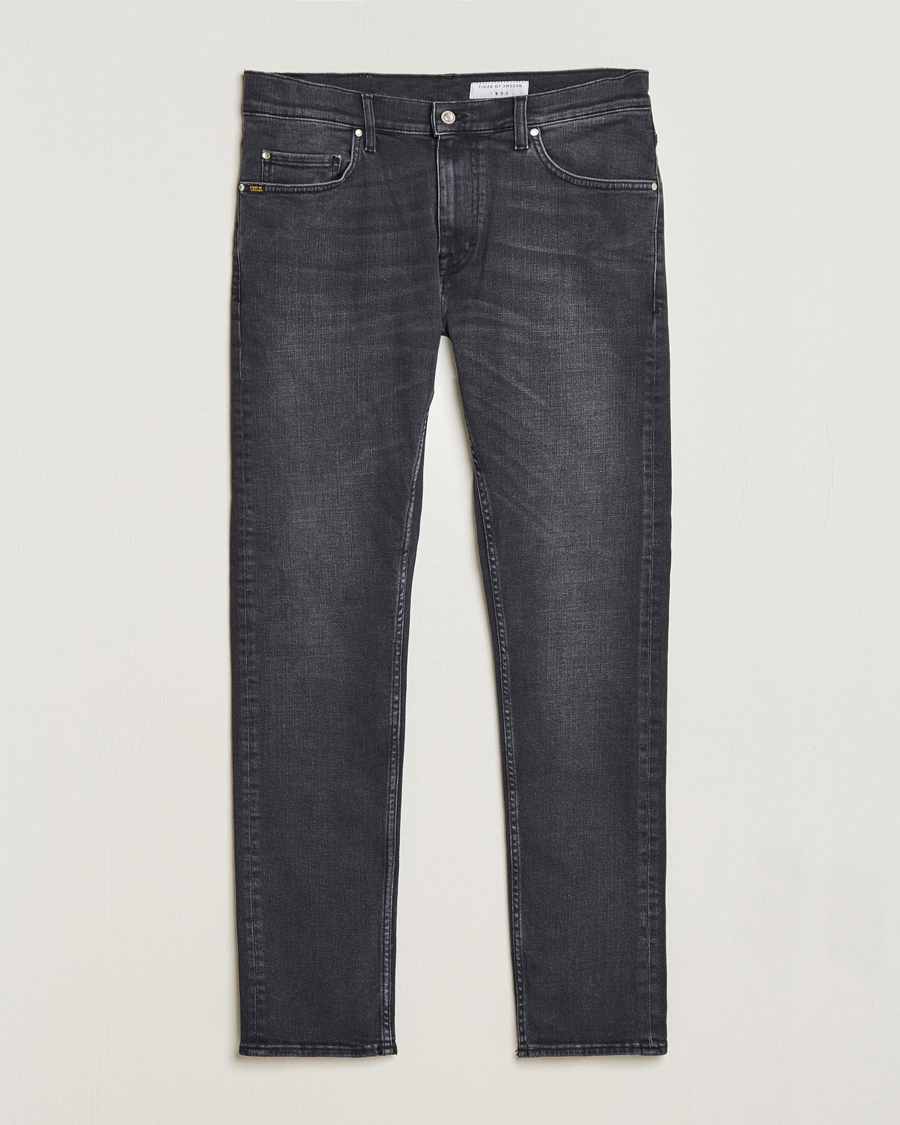 Herren | Jeans | Tiger of Sweden | Pistolero Stretch Cotton Jeans Black