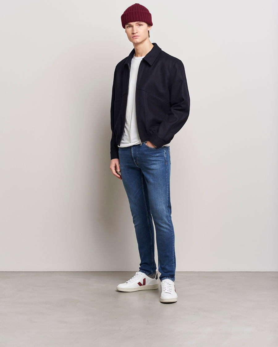 Herren | Jeans | Tiger of Sweden | Evolve Stretch Cotton Jeans Medium Blue