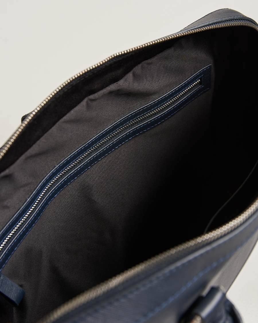 Herren | Tiger of Sweden Bowe Leather Briefcase Midnight Blue | Tiger of Sweden | Bowe Leather Briefcase Midnight Blue