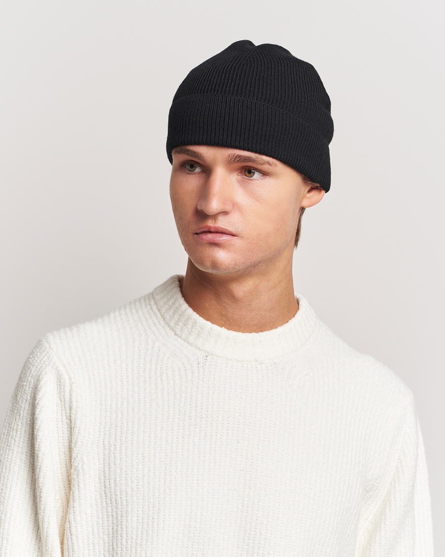 Herren | Tiger of Sweden Hedqvist Wool Beanie Black | Tiger of Sweden | Hedqvist Wool Beanie Black