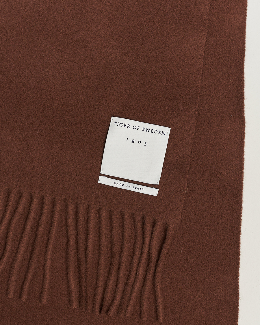 Herren | Tiger of Sweden Sylan Wool Scarf Golden Copper | Tiger of Sweden | Sylan Wool Scarf Golden Copper