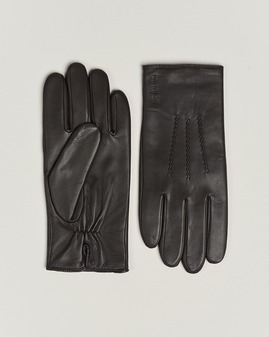 Herren | Tiger of Sweden Garvin Leather Gloves Brown | Tiger of Sweden | Garvin Leather Gloves Brown