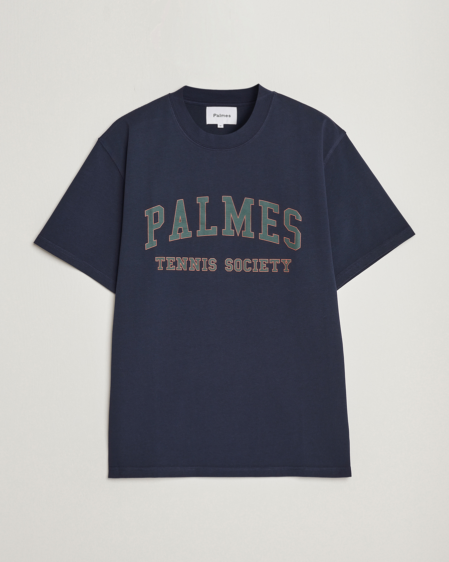 Herren | T-Shirts | Palmes | Ivan T-Shirt Navy