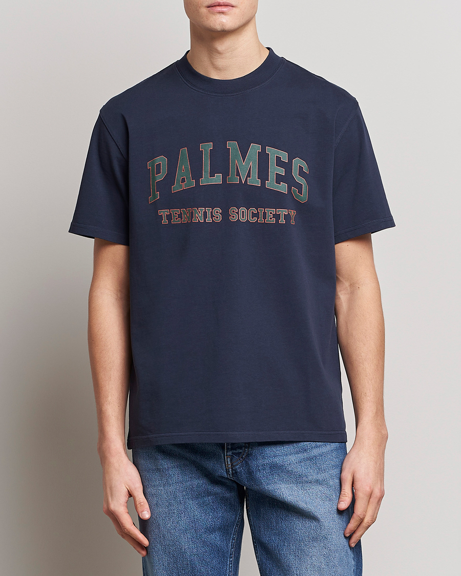 Herren | T-Shirts | Palmes | Ivan T-Shirt Navy