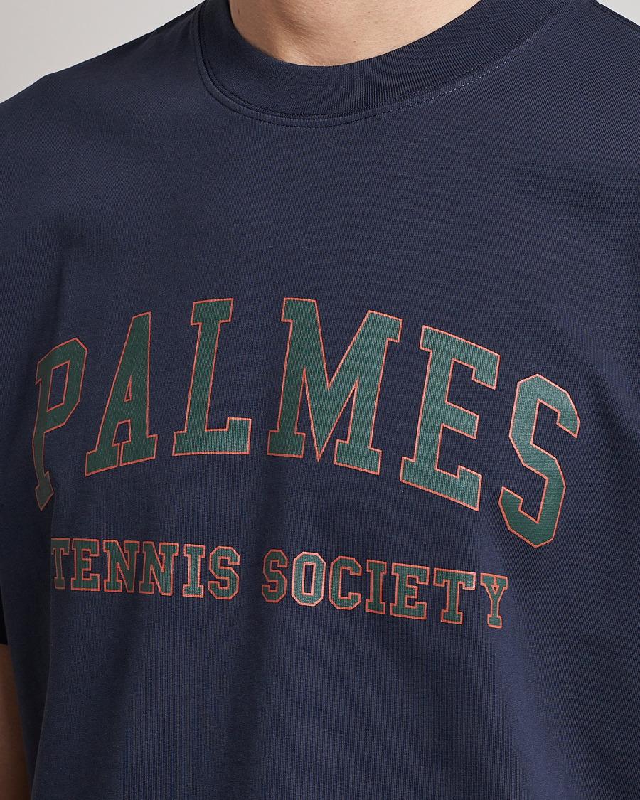 Herren | T-Shirts | Palmes | Ivan T-Shirt Navy