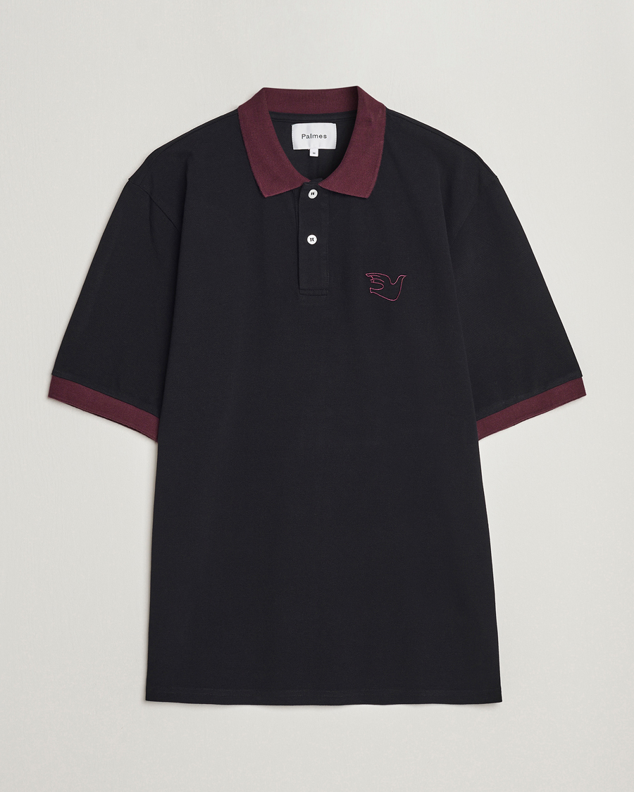 Herren | Poloshirts | Palmes | Arthur Short Sleeve Polo Black