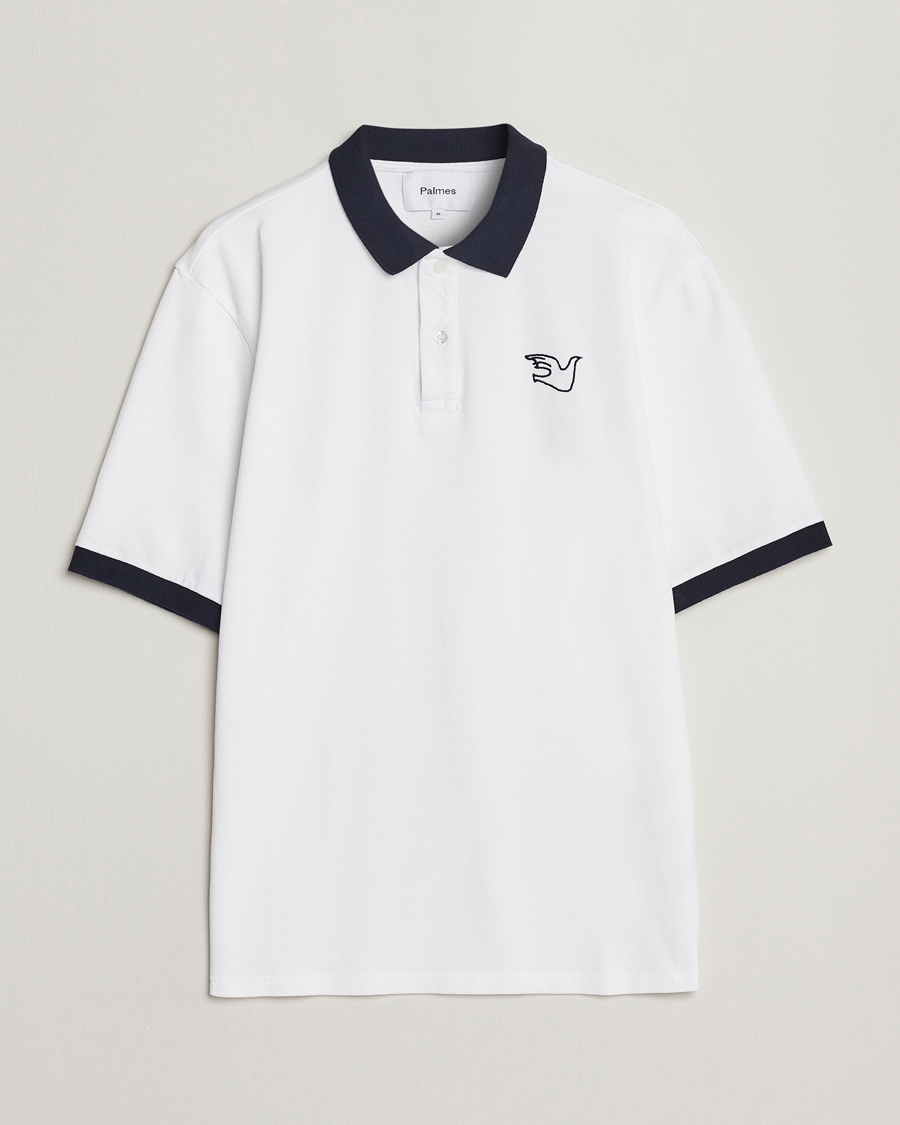Herren | Poloshirts | Palmes | Arthur Short Sleeve Polo White