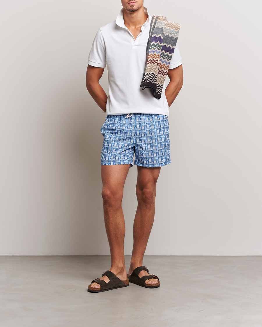 Herren | Badehosen | Ripa Ripa | Printed Swimshorts Blue