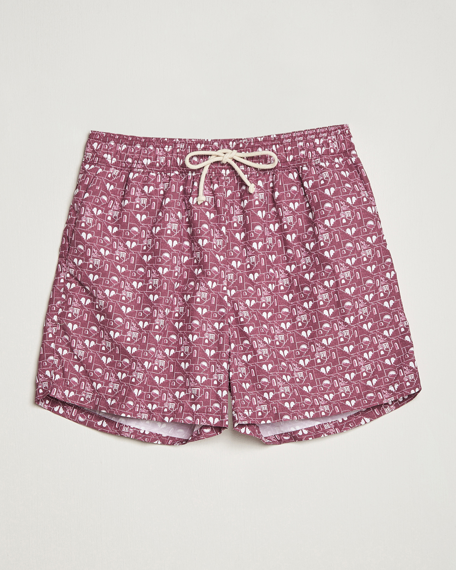 Herren | Badehosen | Ripa Ripa | Printed Swimshorts Red