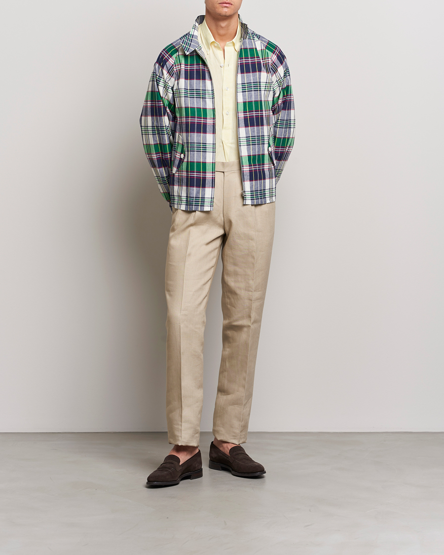Herren | Jacken | Beams F | Driving Blouson Blue Madras
