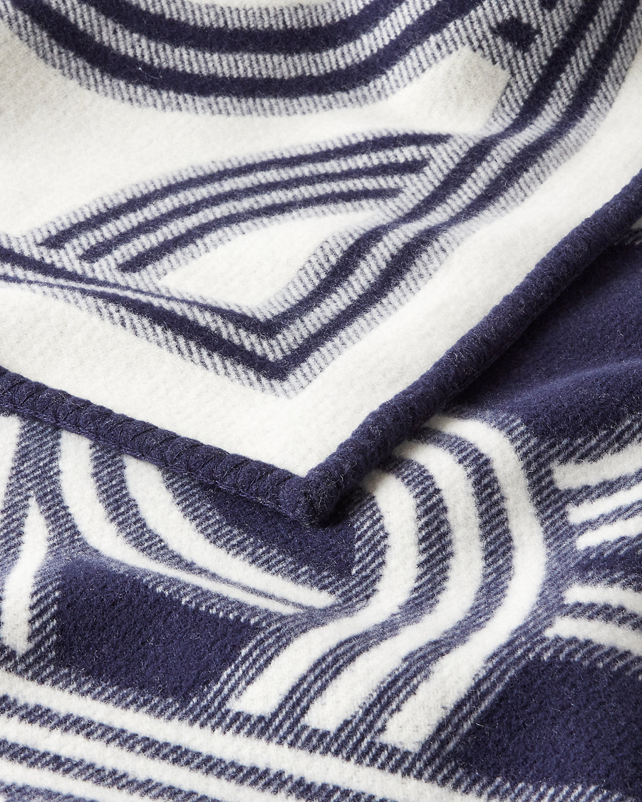 Herren | Ralph Lauren Home Berken Wool/Cashmere Signature Logo Blanket Navy | Ralph Lauren Home | Berken Wool/Cashmere Signature Logo Blanket Navy