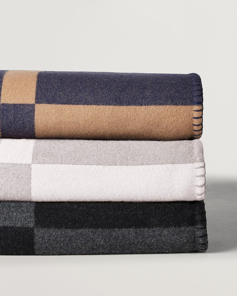 Herren | Ralph Lauren Home Northam RL Graphic Colour Block Wool Throw Camel/Navy | Ralph Lauren Home | Northam RL Graphic Colour Block Wool Throw Camel/Navy