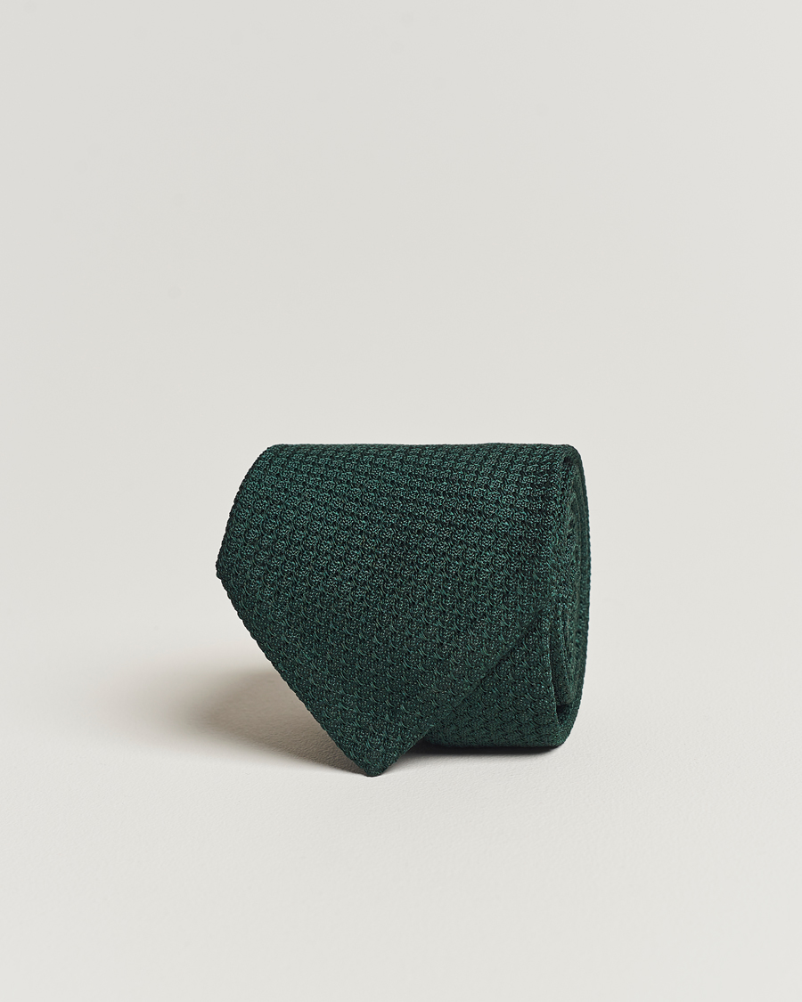 Herren | Eton Grenadine Tie Dark Green | Eton | Grenadine Tie Dark Green