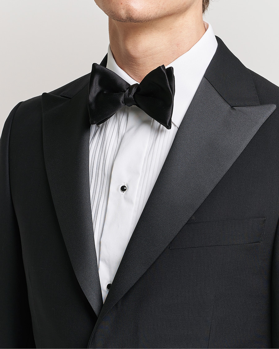 Herren | Eton | Eton | Self-Tie Silk Bow Tie Black