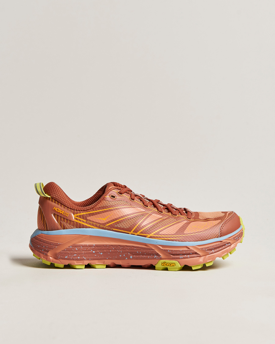 Herren | Mafate Speed 2 Baked Clay/Radiant Yellow | Hoka | Mafate Speed 2 Baked Clay/Radiant Yellow