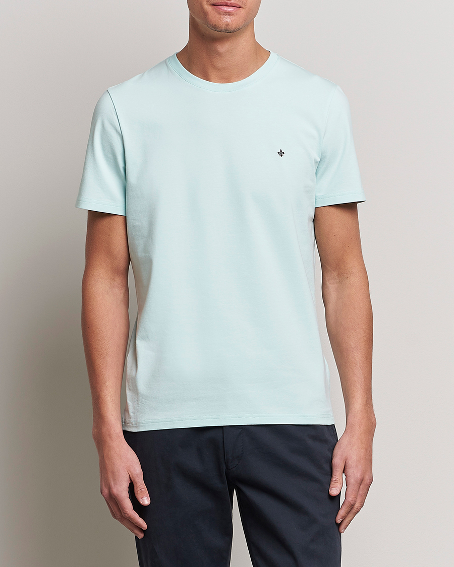 Herren | T-Shirts | Morris | James Cotton T-Shirt Turquoise