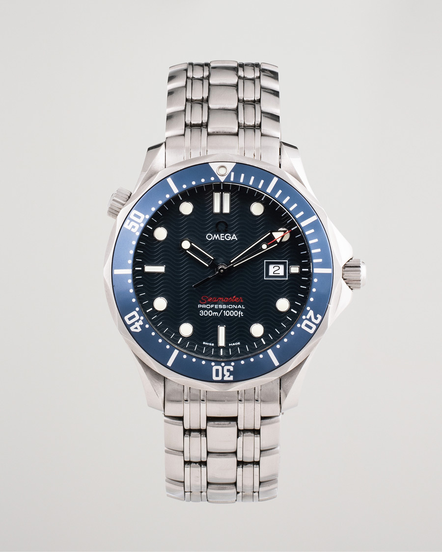 Herren | Pre-Owned & Vintage Watches | Omega Pre-Owned | Seamaster Diver 300M 22218000 Steel Blue