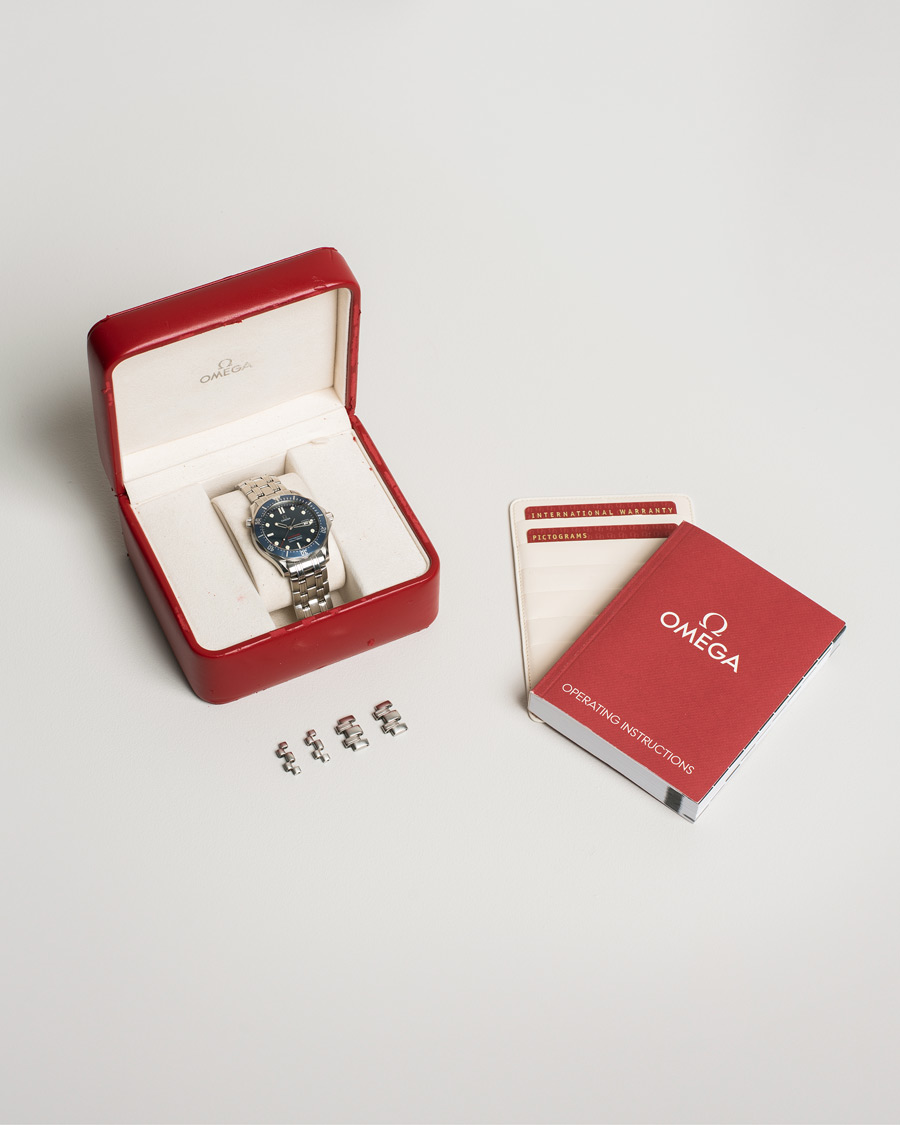 Herren | Pre-Owned & Vintage Watches | Omega Pre-Owned | Seamaster Diver 300M 22218000 Steel Blue