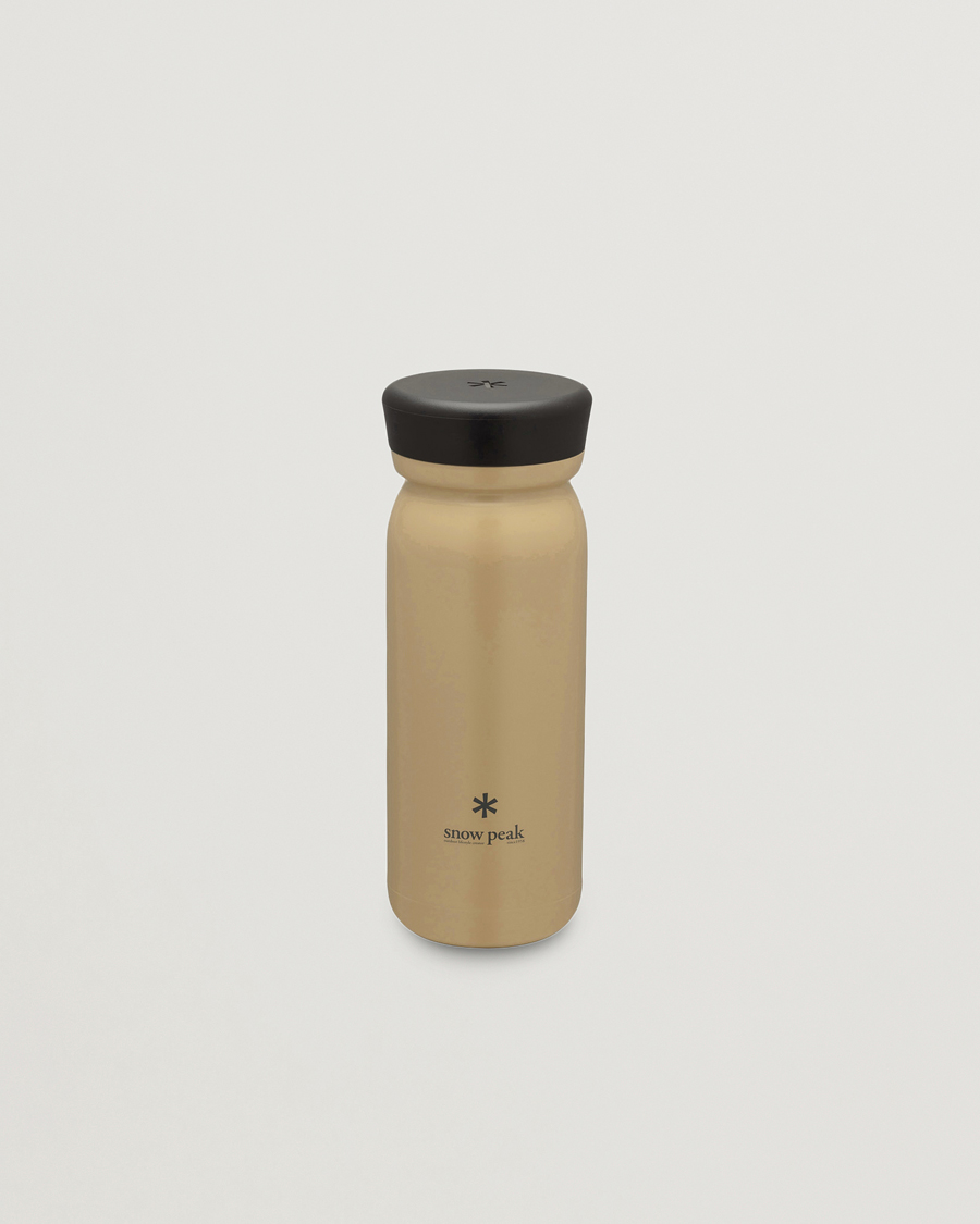 Herren | Snow Peak Stainless Vacuum Bottle 500 Sand | Snow Peak | Stainless Vacuum Bottle 500 Sand