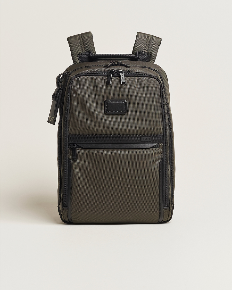 Herren | TUMI Alpha 3 Slim Backpack Olive Night | TUMI | Alpha 3 Slim Backpack Olive Night