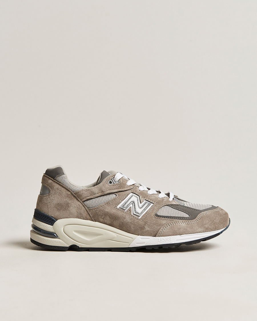 Herren | New Balance Made In USA 990 Sneakers Grey/White | New Balance | Made In USA 990 Sneakers Grey/White