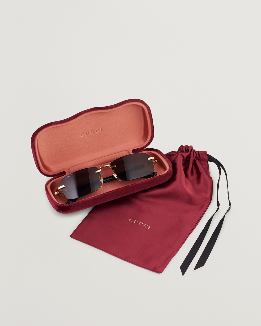Herren | Sonnenbrillen | Gucci | GG1221S Sunglasses Gold/Black