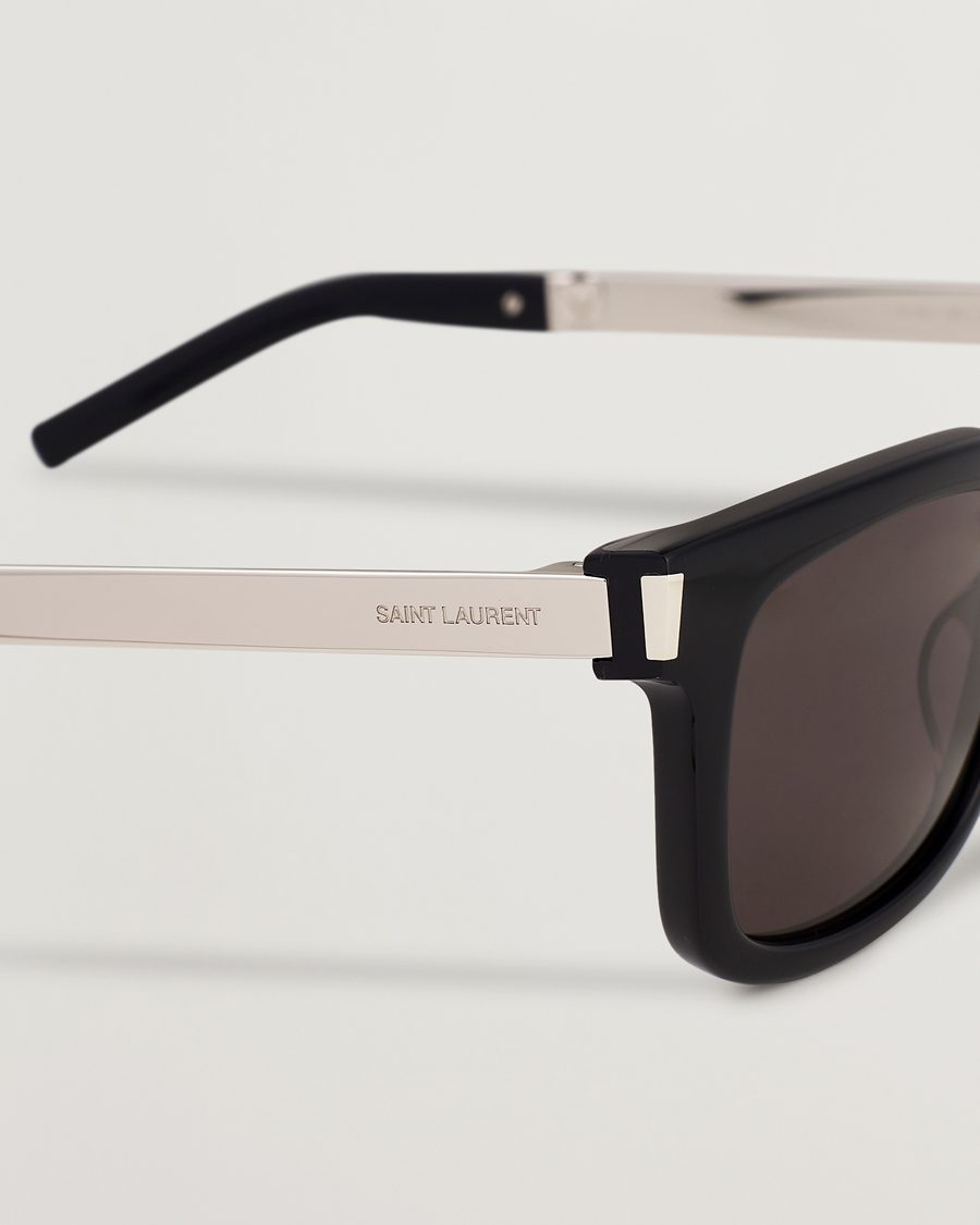 Herren | Saint Laurent SL 581 Sunglasses Black/Silver | Saint Laurent | SL 581 Sunglasses Black/Silver