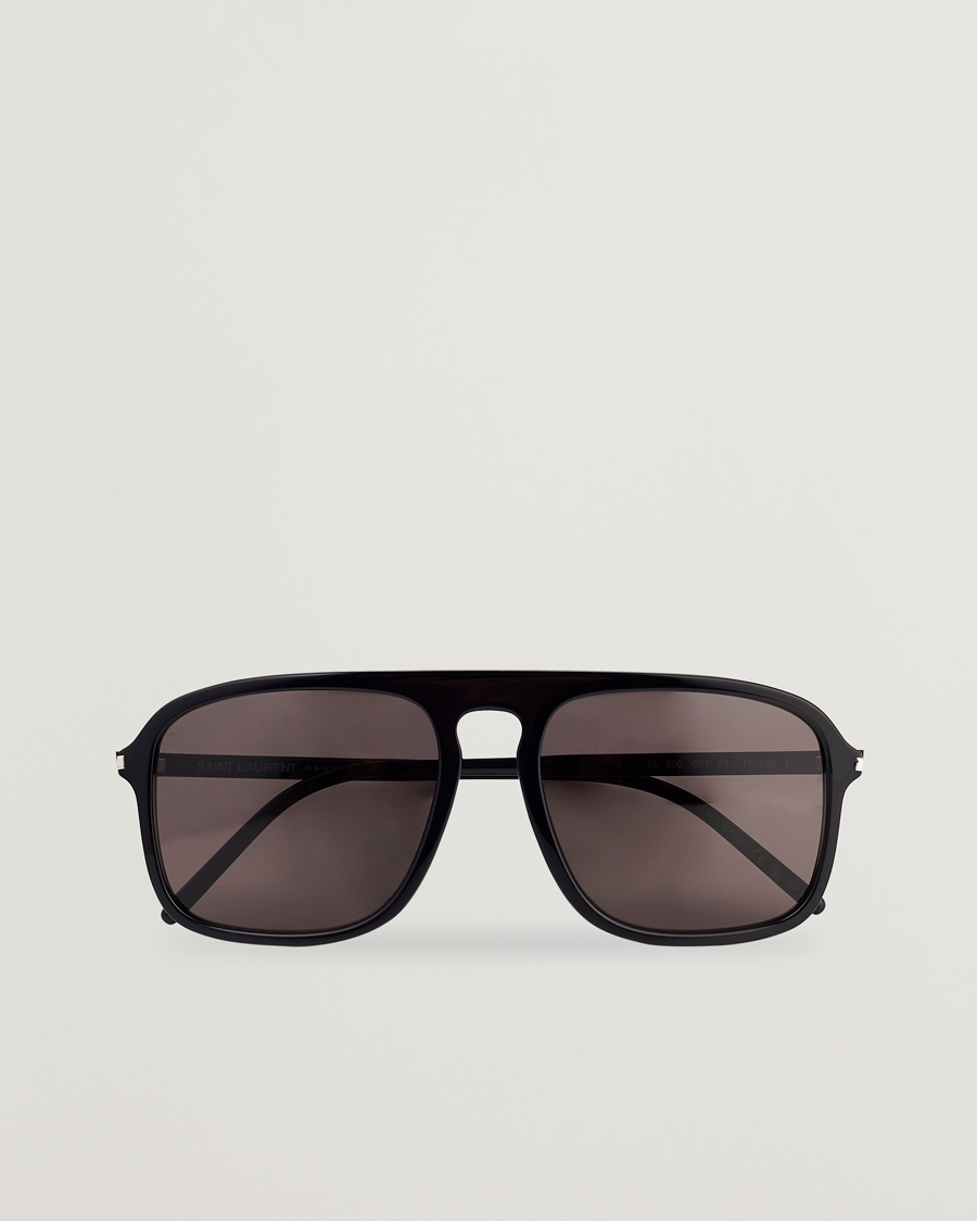 Herren | Saint Laurent SL 590 Sunglasses Black | Saint Laurent | SL 590 Sunglasses Black
