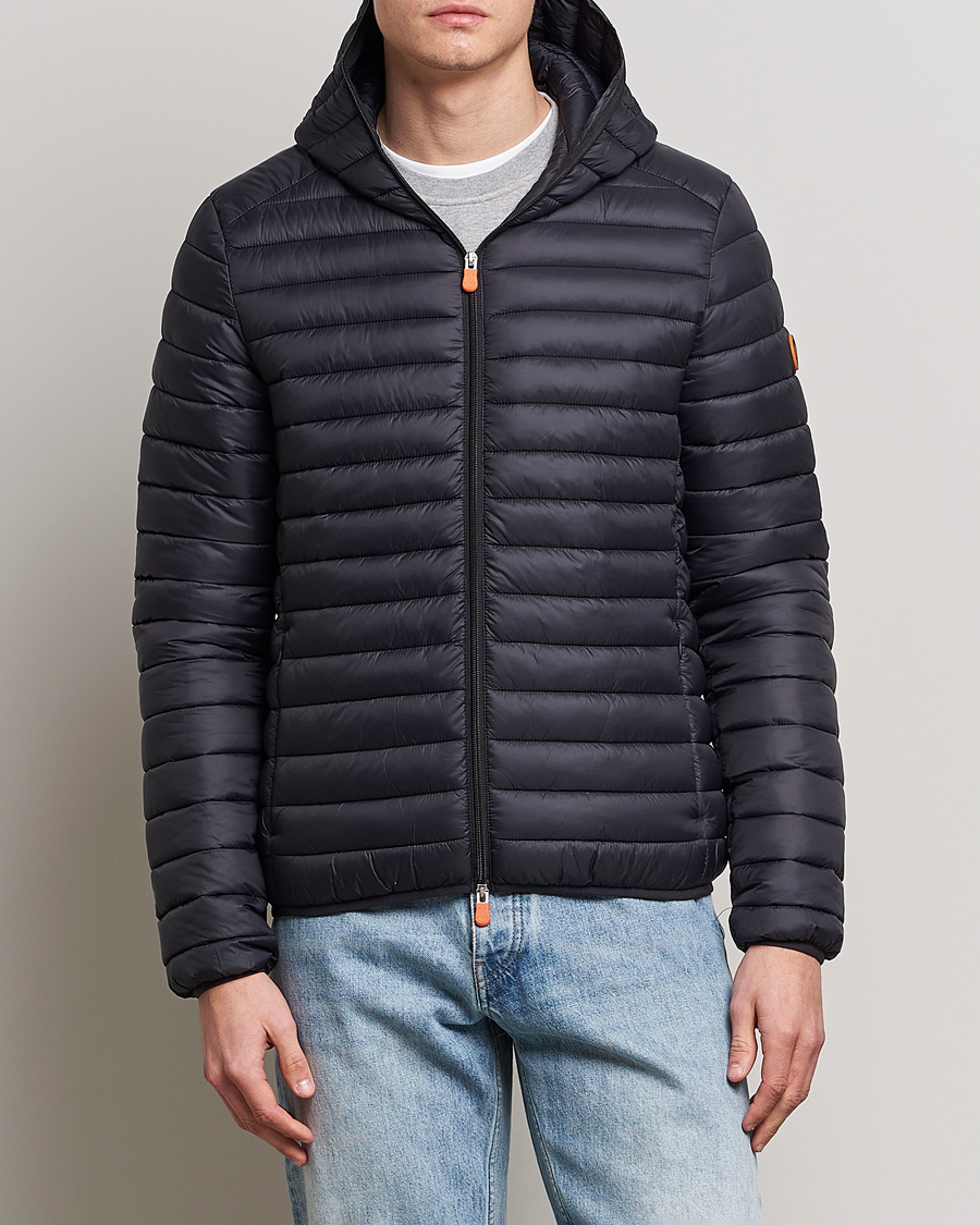 Herren | Jacken | Save The Duck | Duffy Lightweight Padded Hood Jacket Black