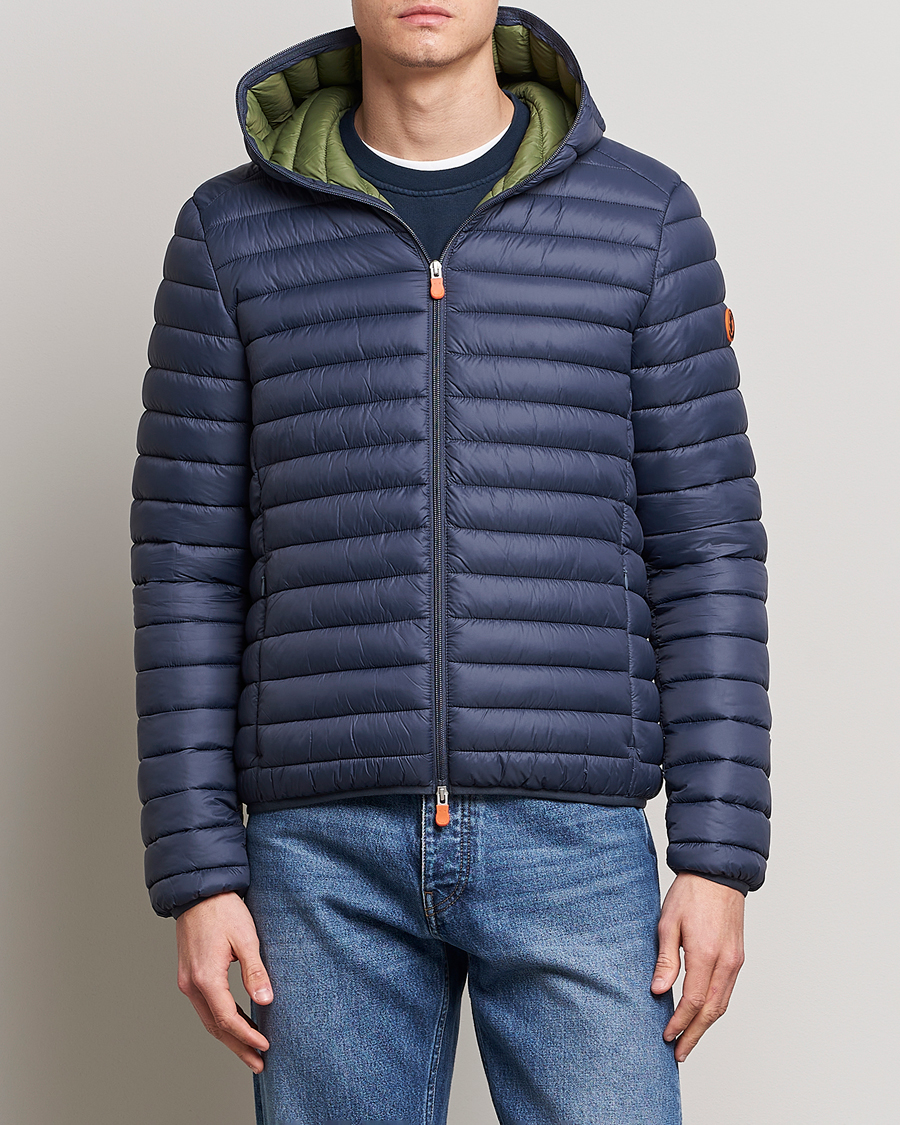 Herren | Jacken | Save The Duck | Duffy Lightweight Padded Hood Jacket Ombre Blue