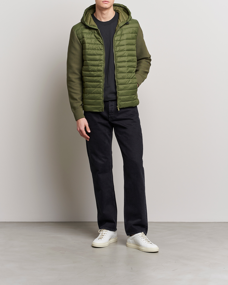 Herren | Jacken | Save The Duck | Murilo Hybrid Hood Jacket Dusty Olive