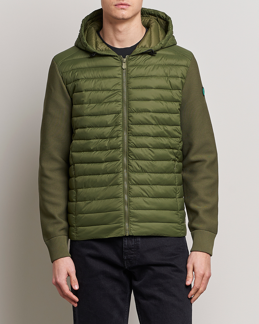 Herren | Jacken | Save The Duck | Murilo Hybrid Hood Jacket Dusty Olive