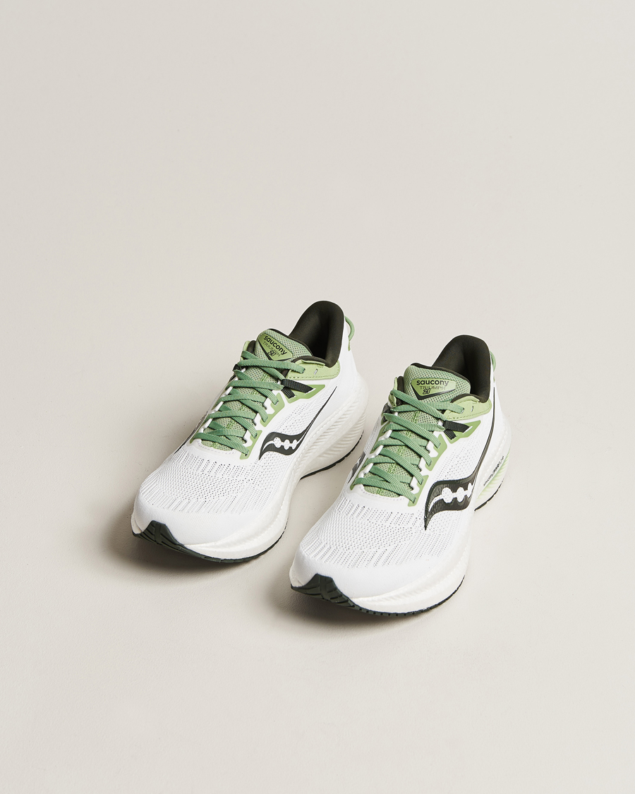 Herren | Saucony Triumph 21 Running Sneakers White/Umbra | Saucony | Triumph 21 Running Sneakers White/Umbra